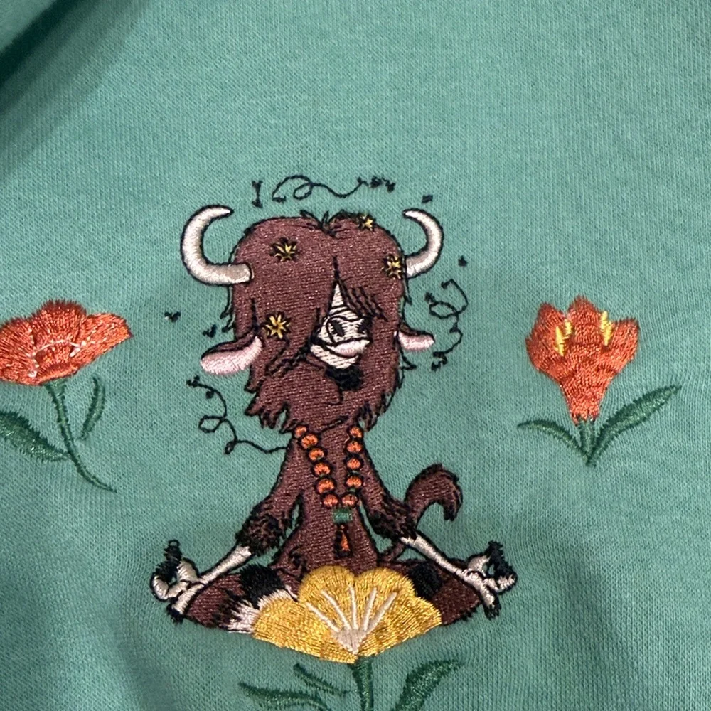 Disney Zootopia EmbroideredIcons Panel Crewneck Sweater - Boxlunch - Picture 4 of 7